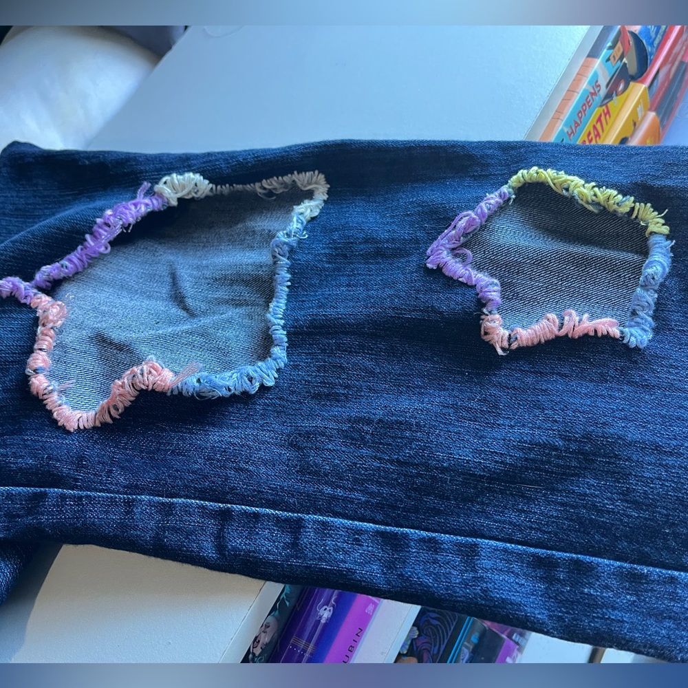 Custom Pastel Star Gloria Vanderbilt Jeans